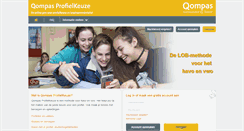 Desktop Screenshot of profielkeuze.qompas.nl